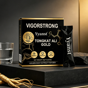 กาแฟสกัดรากตองกัตอาลีพรีเมียมโกลด์ สำหรับผู้ชาย 10 กรัม*10 ซอง บรรจุกล่องสีดำทอง สำหรับเพิ่มพลังงาน ความแข็งแรง และความมีชีวิตชีวาในทุกวัน รับผลิตแบบ OEM - Product Image 3
