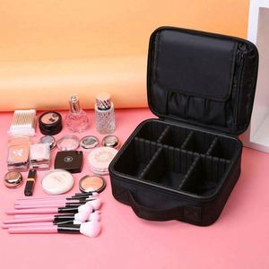 Muestra gratuita, bolsa de maquillaje impermeable personalizada, muy vendida, bolsa de maquillaje profesional portátil para artistas de belleza, agencia de viajes - Product Image 3