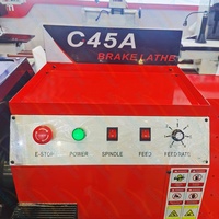 Tour de coupe de disque de frein C45A pour la rectifieuse de pneu de véhicule d'atelier de réparation automatique