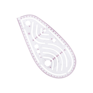 Regla curva multiusos 6401 de metal, herramienta para trazar patrones de prendas de vestir, para costura y sastrería - Product Image 2