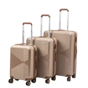 2024 customized Luggages 1 set with wheels travel bags trolley case sets valise de voyage abs suitcase for womens