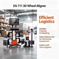 Aligneur de roues 3D Factory DS-711 pour bus, camions et remorques avec caméra 711MP, double écran et armoire mobile