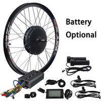 Kit de conversion de vélo électrique 36V 48V 52V 60V 72V avec moteur à moyeu, kit de conversion de vélo électrique avec écran SW900 UKC1, 250W-5000W, batterie en option