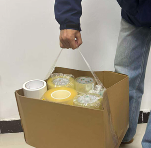 उच्च गुणवत्ता वाले कस्टम आकार <span class=keywords><strong>3</strong></span> इंच स्पष्ट पारदर्शी चिपकने वाला पैकेजिंग टेप ऐक्रेलिक दबाव संवेदनशील क्राफ्ट पेपर कस्टम प्रिंटिंग - Product Image 4