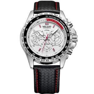 <span class=keywords><strong>MEGIR</strong></span> <span class=keywords><strong>1010</strong></span> hommes de luxe Quartz affaires sport montres homme horloge lumineux mains montre pour homme Reloj Montres Homme Uhr - Product Image 1