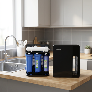 Purificateur d'eau alcaline à hydrogène Kangaroo 7 étapes, utilisation sur table, filtre en plastique, capacité 2000 ml, garantie 1 an, 100 GPD - Product Image 1