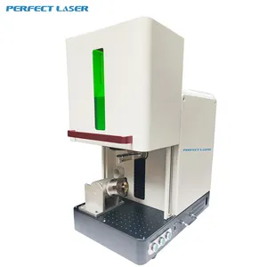 Anneau de machine de marquage laser à fibre fermée 50w, plastique, gravure et découpe de bijoux sûrs et efficaces