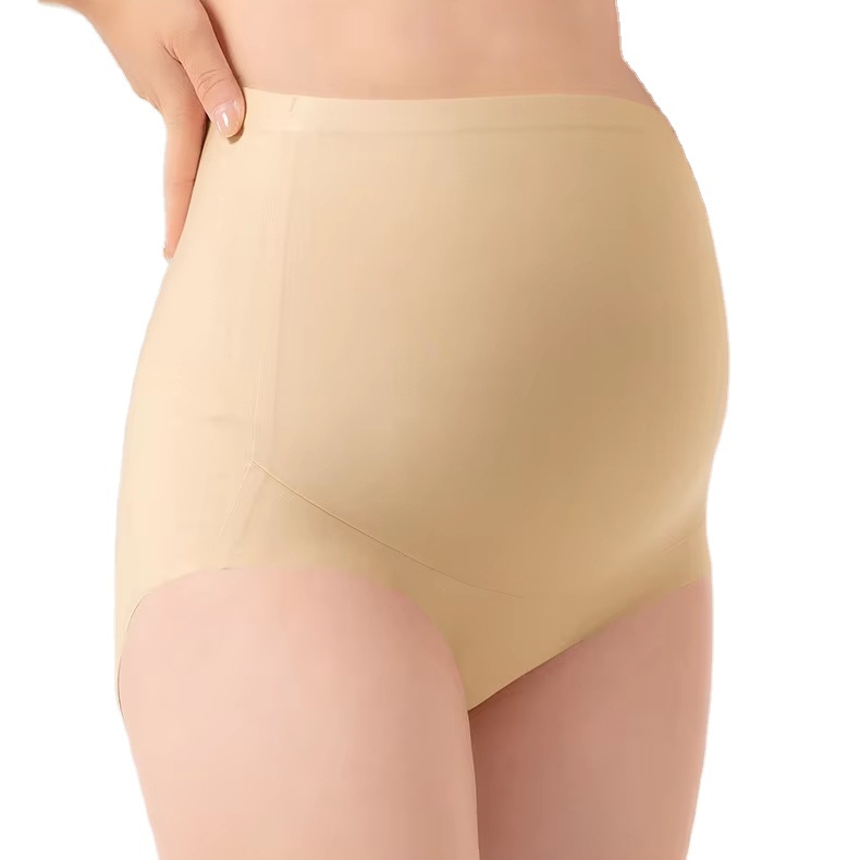 High-Waist Plus-Size Maternity Pants Hip-Lift Tummy Tuck Anti-Sagging Non-Trace Belly Support Thin Shaping Underwear