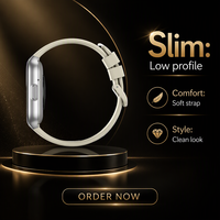 Smartwatch 4G P115B OEM Personalizzato 2026 con Termometro, Sveglia, Tracker Attività, Promemoria Sedentarietà, Accelerometro, IP68