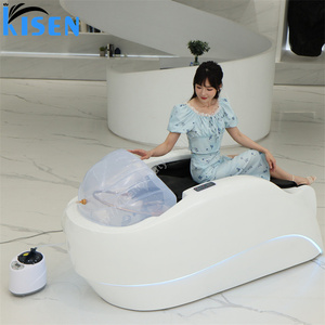 Poltrona Elettrica per Pedicure Kisen Giapponese con Circolazione d'Acqua, Lettino Terapeutico in Pelle Sintetica per Uso Domestico e Alberghiero - Product Image 5