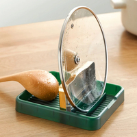 Vente en gros Comptoir de cuisine Marmite Porte-couvercle Repose louche Spatule Cuisinière Repose-ustensiles Comptoir Multifonction Gadget Rack