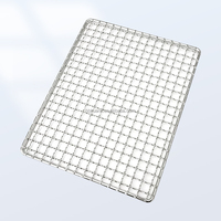 Grille de cuisson et de refroidissement ronde en acier inoxydable 304 316 personnalisée, résistante à la chaleur, durable, pour barbecue extérieur, avec poignée