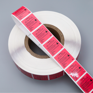 Stampa di adesivi in oro rosa, rotolo impermeabile rotolo di lamina d'oro lucido Logo personalizzato etichetta di imballaggio (vecchio) - Product Image 3