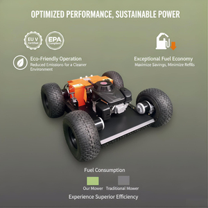 Cortadora de Césped con Control Remoto 4WD, Venta Directa de Fábrica, Precio Bajo, Compra en Línea, Ideal para Jardines - Product Image 1