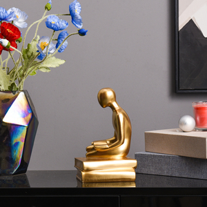 Quowiit bức tượng đối tượng hiện đại đối tượng Nhà Tư tưởng hiện đại ngồi trên cuốn sách Trang trí phòng khách Món quà nghệ thuật nhà - Product Image 3