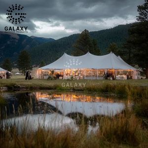 Tentes d'événement d'été, <span class=keywords><strong>tente</strong></span> pour extérieur, grand cadre en aluminium, toile en PVC résistante aux UV, <span class=keywords><strong>tente</strong></span> tipi extensible, <span class=keywords><strong>tente</strong></span> de sport, <span class=keywords><strong>location</strong></span>, grande taille - Product Image 1