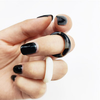 Jingcanyuan — nouvelle bague en acétate 3D pour femmes, bijou décoratif, Simple, personnalisé, de haute qualité, à la mode, vente en gros