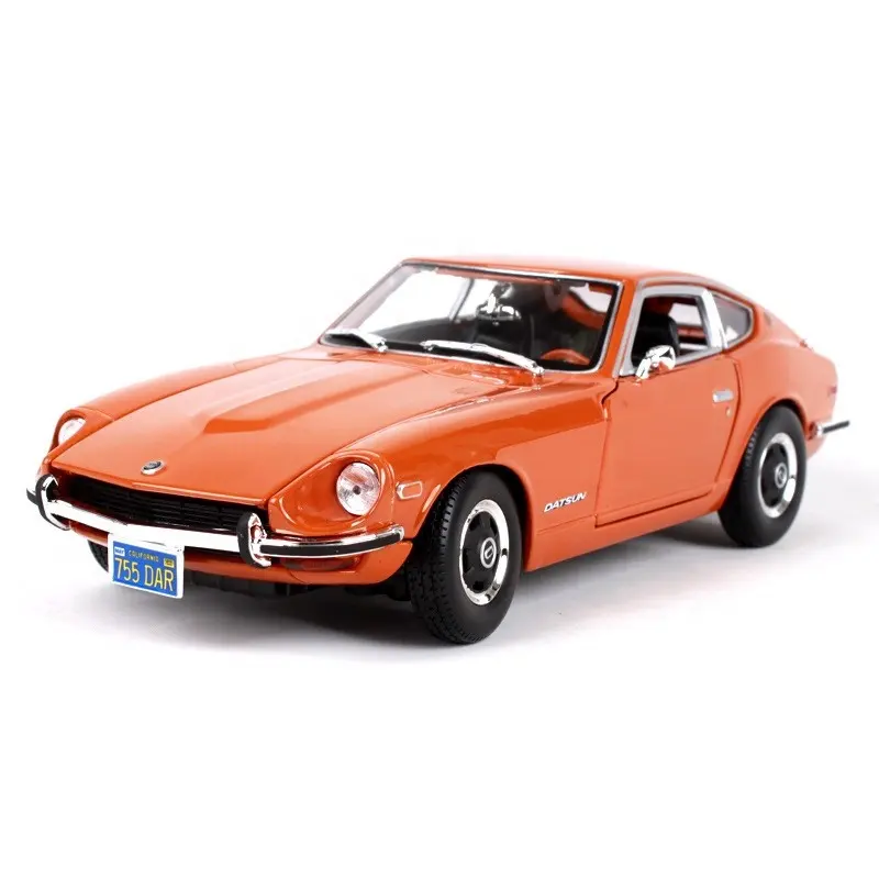 Maisto 1:18 1971 DATSUN 240Z 다이캐스트 모델 클래식 자동차 모델 합금 자동차 모델 1:18 컬렉션 선물을위한 금속 스케일