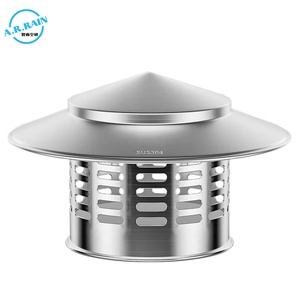 Capot de <span class=keywords><strong>cheminée</strong></span> en acier inoxydable réglable, résistant à la pluie, pour <span class=keywords><strong>conduit</strong></span> de climatisation et tuyau d'évacuation HVAC - Product Image 5