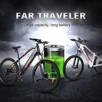 Vélo électrique OEM 27,5 pouces 250W500D avec moteur sans balais, 48V, en alliage d'aluminium