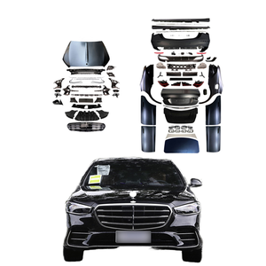 Kits de Carrocería Completos W221 Upgrade W223 <span class=keywords><strong>S450</strong></span> para Benz Clase S 2006-2012 W221 X221 V221 Facelift 1:1 W223 <span class=keywords><strong>S450</strong></span> Parachoques Capó Guardabarros - Product Image 1
