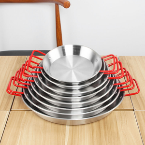 Hengguang Stainless Steel <strong>Paella</strong> <strong>Pan</strong> Seafood <strong>Pan</strong> Spanish <strong>Paella</strong> <strong>Pan</strong> for Restaurant Kitchen - Product Image 1