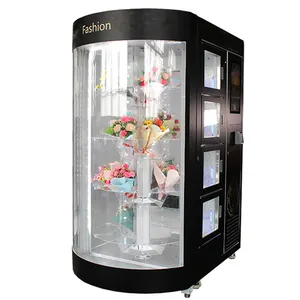 Cooling Floral Vending Machine Automatic Flower Florist Vending Machine For Floral Plants in Shopping Mall