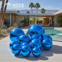 Ballon miroir gonflable en PVC double couche pour intérieur et extérieur, brillant, pour les fêtes disco et la décoration d'événements d'entreprise