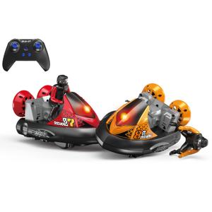 SJY-HB-DP03 DP04 DP03B DP04B Coche de Choque RC 2.4G con Control Remoto, Coche de Carreras Acrobático para 2 Jugadores con Sonido y Expulsión del Conductor - Product Image 2