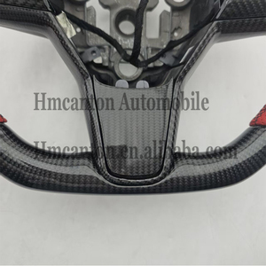 พวงมาลัยหนังคาร์บอนไฟเบอร์คุณภาพสูงแบบเจาะรู สำหรับรถยนต์เทสล่า รุ่น 3 และรุ่น Y ขายดี - Product Image 6