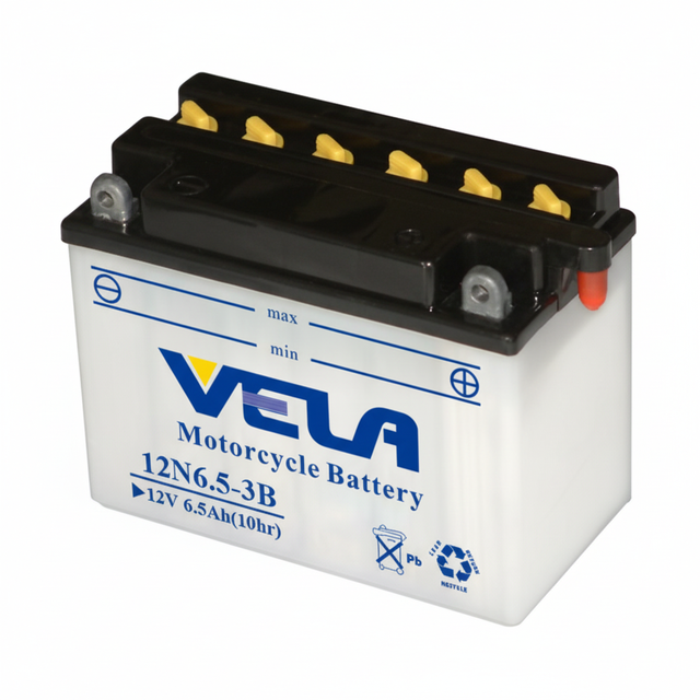 12n6.5-3b High Quality Lead Acid Battery 12V6.5ah Dry Chraged Motorcycle Battery