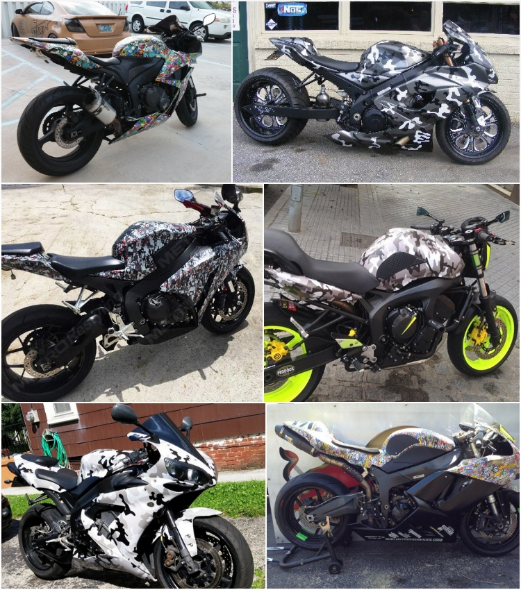 Custom Paint Job Paint Wrap For Motorcycles Custom Wrap Film For