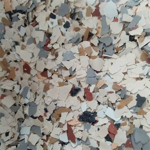 Pintura Epóxica de Color para Pisos Marca Shengping, en Escamas de Varios Colores, Forma de Hoja, Tamaños de 1-3mm/3-5mm, Decorativa y Compuesta - Product Image 5