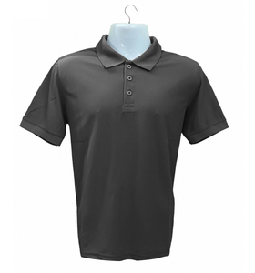 Camiseta Deportiva de Poliéster para Hombre, Cuello Redondo, Diseño de Cuello, Tejido Elástico Suave, Secado Rápido, Ajuste Cómodo para Deportes Casuales - Product Image 1