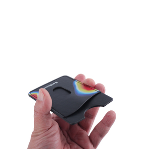 Cadeaux d'entreprise haut de gamme, <span class=keywords><strong>porte</strong></span>-<span class=keywords><strong>cartes</strong></span> RFID personnalisé fin avec bords renforcés, sans fermeture, épaisseur 3 mm ; Renforcez la loyauté de votre marque - Product Image 3