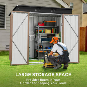 Moderno <span class=keywords><strong>giardino</strong></span> esterno piccolo strumento per <span class=keywords><strong>biciclette</strong></span> casa metallo acciaio impermeabile capannone <span class=keywords><strong>giardino</strong></span> - Product Image 5