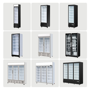 Congélateur commercial à porte vitrée, congélateur à crème glacée sans givre, congélateur vertical à porte simple pour supermarché - Product Image 6