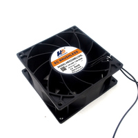 Ventilateur de refroidissement haute efficacité EC 92x92x38mm 110V 220V pour équipements d'automatisation, systèmes embarqués et panneaux de commande