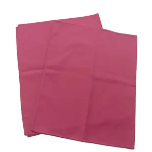 定制纯色超细纤维麂皮毛巾清洁毛巾，用于厨房和汽车清洁布