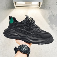 Y vente chaude chaussures pour hommes respirant bas semelle épaisse baskets décontractées course éveil style hommes chaussures