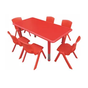 MDF kids table and chair set plastic MDF plastic tables and chairs price