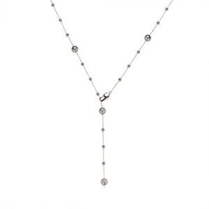 Collar colgante de moda de acero inoxidable 316L personalizado, joyería fina, collares tipo lariat para mujer - Product Image 5