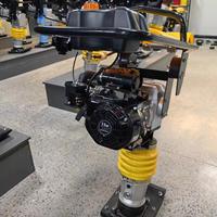 5.5HP Honda GX160 moteur portable sol sautant Jack petit pilon compacteur vibrant bourrage pilon pour la construction de routes