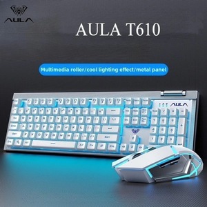 ALA T610 có thể sạc lại RGB Backlit không dây chơi Game bàn phím và chuột thiết lập 1600 DPI cho máy tính xách tay Máy tính để bàn sử dụng nhà - Product Image 2