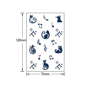 Vente en gros de petits tatouages temporaires semi-permanents autocollants de <span class=keywords><strong>tatouage</strong></span> de faux doigt de jus d'herbes imperméables pour femmes hommes - Product Image 2