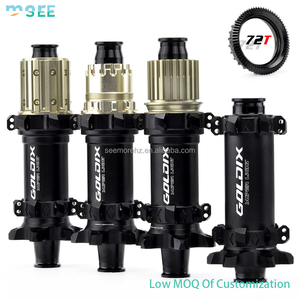 Moyeu de vélo VTT SeeMore 6001 en alliage d'aluminium, 28 trous, rayons à tirage droit, roue libre 72T - Product Image 1