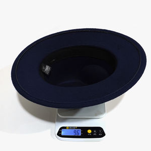 Chapeau Fedora à large bord brodé unisexe 58-60 cm, style formel, feutre polyester, été, hiver, printemps, fête en plein air, pêche, ruban - Product Image 5