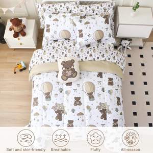 <span class=keywords><strong>Lenzuola</strong></span> e piumino per <span class=keywords><strong>bambini</strong></span> set sonno souther battito cardiaco orso coperta piumone - Product Image 2