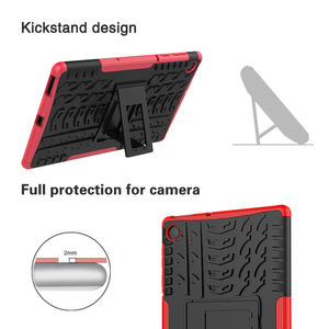 Del respingente di TPU caso ibrido defender per <span class=keywords><strong>Lenovo</strong></span> X606 <span class=keywords><strong>M10</strong></span> Più 10.3 pollici con il basamento sul retro - Product Image 4