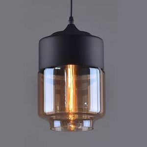 Lustre en verre de bar créatif de personnalité de salon de <span class=keywords><strong>restaurant</strong></span> de bar d'éclairage de loft simple moderne - Product Image 6